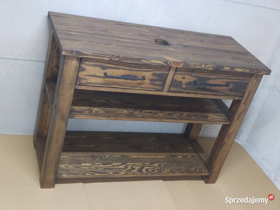 Komoda drewniana rustykalna pod umywalkę 45cm łódzkie Zduńska Wola