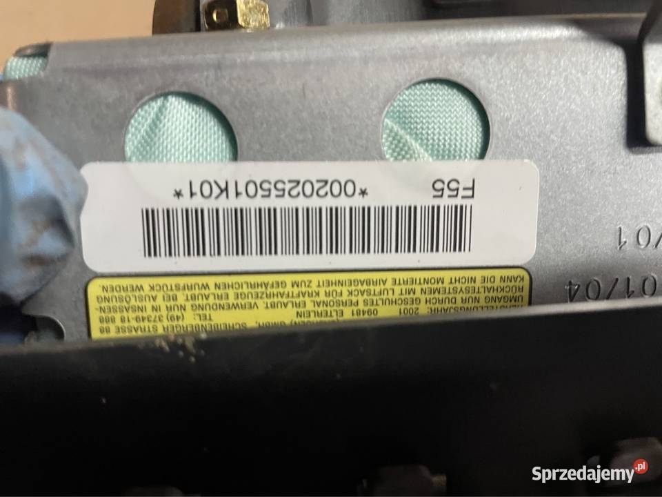 poduszka powietrzna airbag pasazera toyota yaris Szczecin