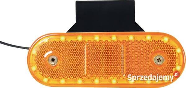 Lampa obrysowa LED prostokątna 1224V z przewodem Kamionna