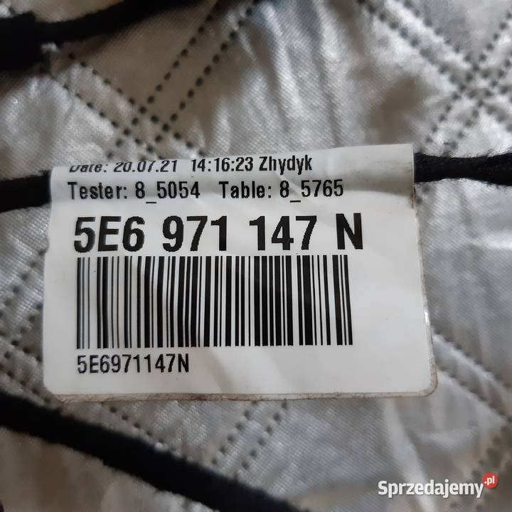 Skoda OCTAVIA 4 wiązka klapy bagażnika tył 5E6 Dębno