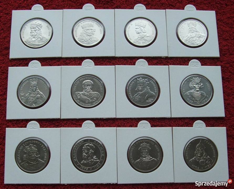 ZESTAW MONET POCZET KRÓLÓW POLSKICH KOMPLET Katowice