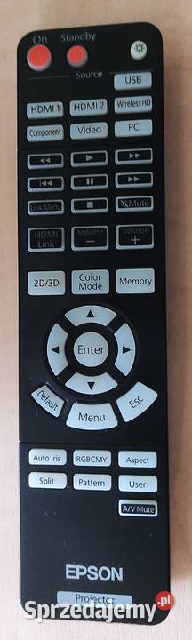 Projektor Epson EHTW6000 3D Full HD pilot