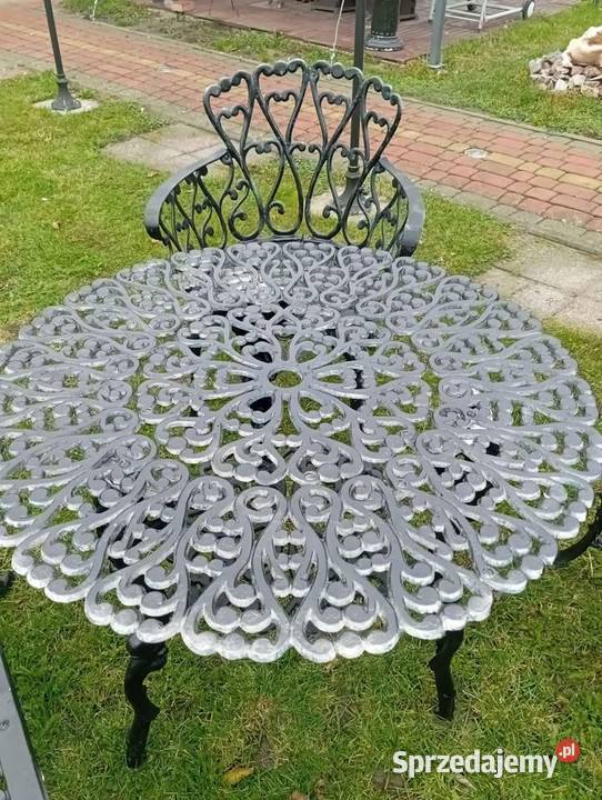 Meble ogrodowe z aluminium