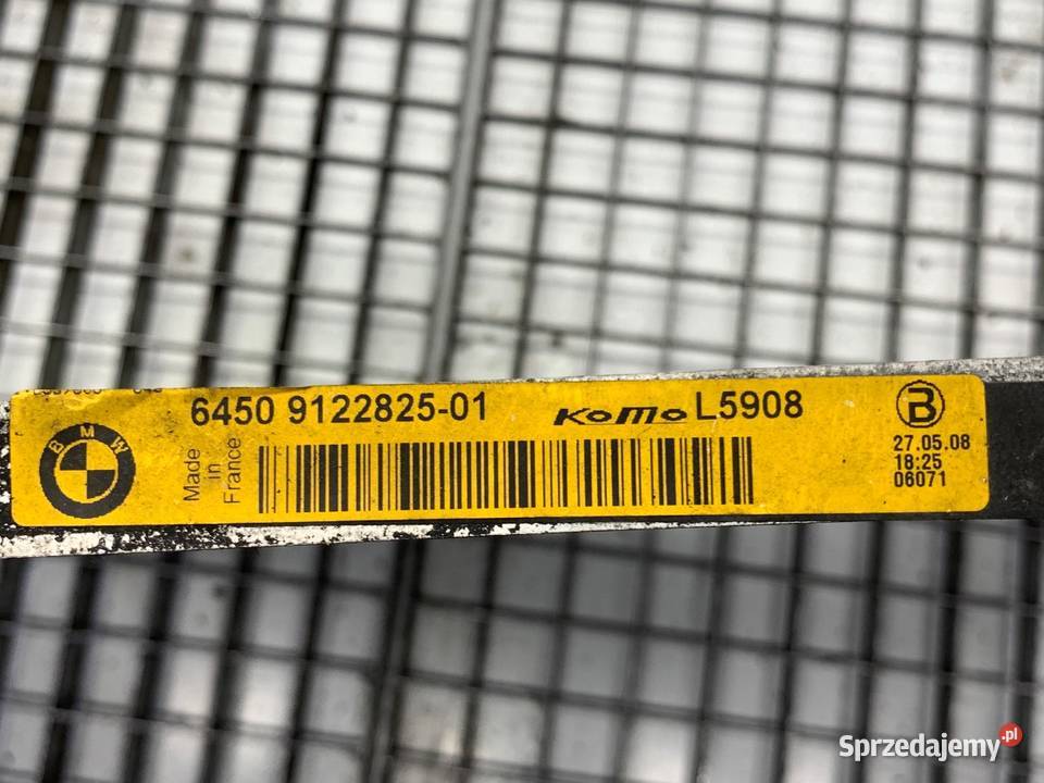 CHŁODNICA KLIMATYZACJI BMW E60 30 272 9122825 osobowe
