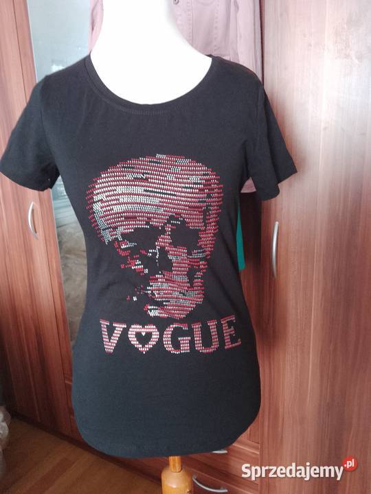 Bluzka koszulka tshirt czarna krótki