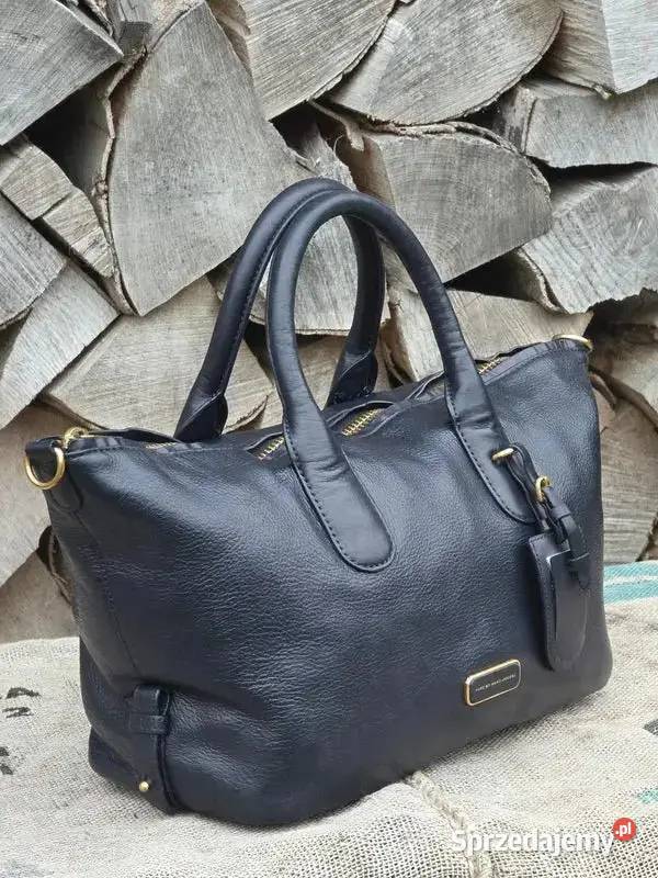 Marc Jacobs Duża skórzana torebka kuferek gruba Warszawa