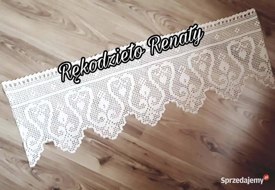 Firanka szydełkowa Wyposażenie wnętrz Dobczyce sprzedam