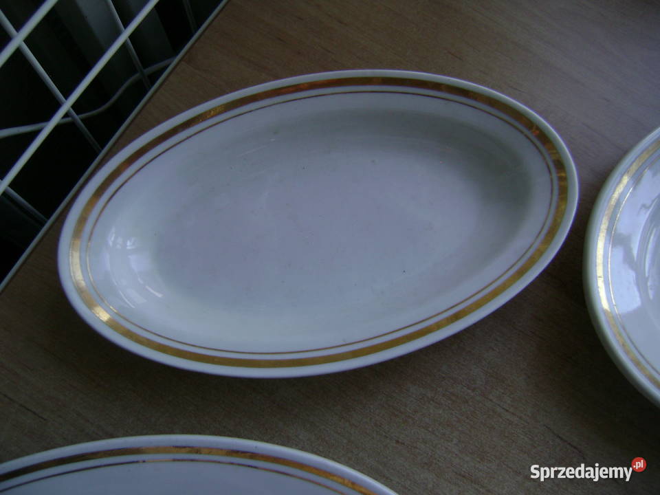 Starocie z PRL Porcelana Lubjana Zestaw 4 Gdynia