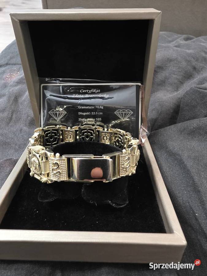 Unikat Bransoletkę Versace zlota pomorskie Słupsk sprzedam