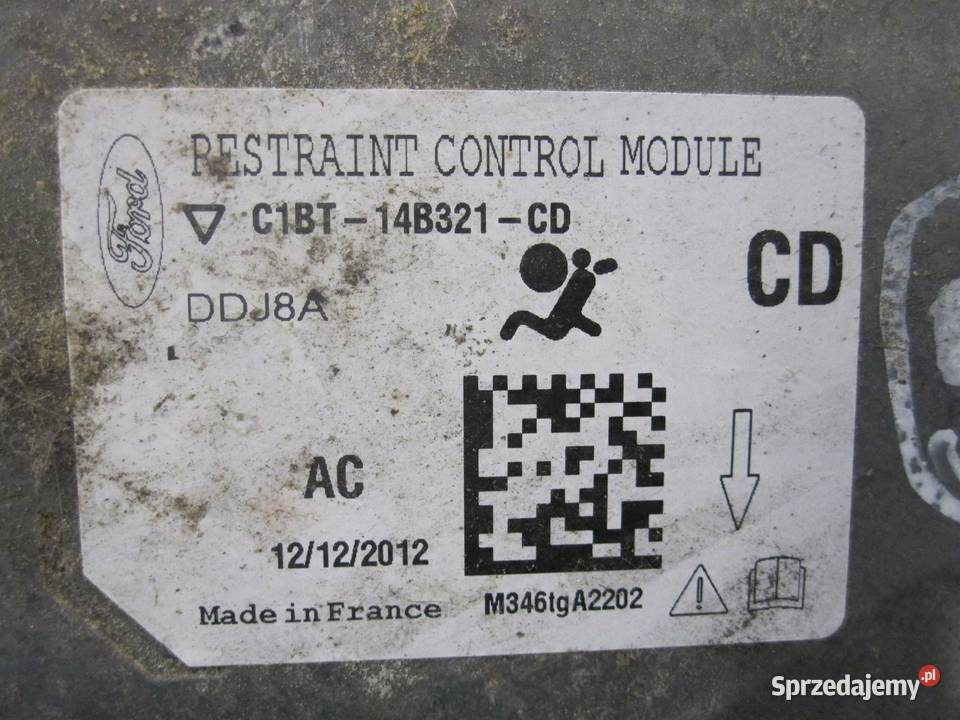 FORD FIESTA MK7 VII LIFT 13r sensor AIRBAG Komputery