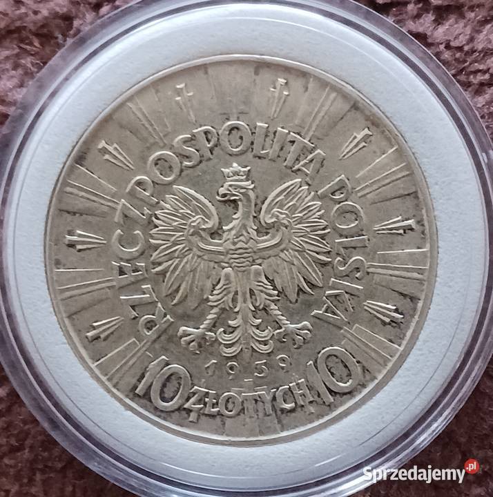 10 J Piłsudski 1939 r 1 oryginał Cudeńko Konin
