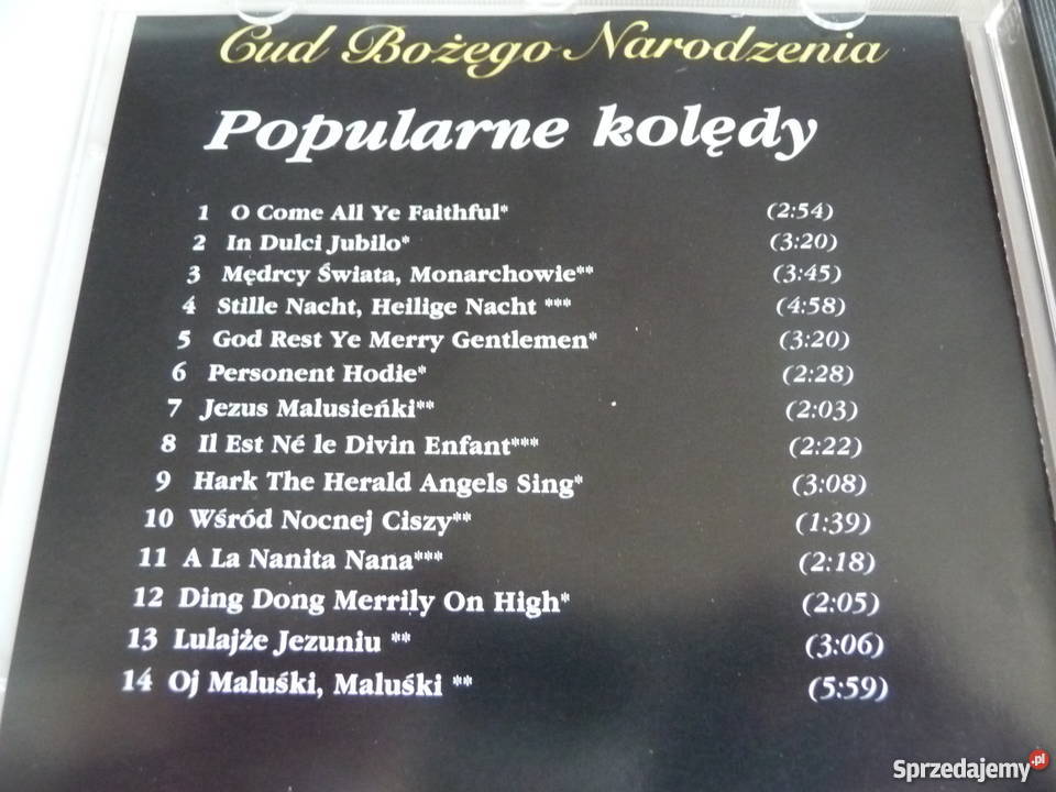 Cud Bożego Narodzenia popularne kolędy płyta CD wielkopolskie