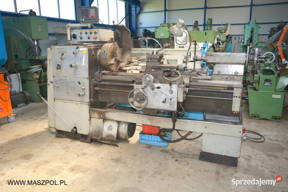 Tokarka TUR 50 x 1000 stan techniczny odczyty łódzkie Głowno