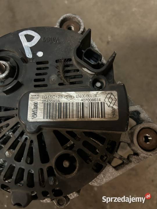 Alternator renault 20 16v benzyna 231000011r Kęty