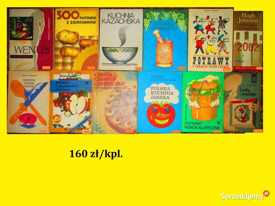 Książki kulinarne kuchnia Gumowska Zawistowska Łódź