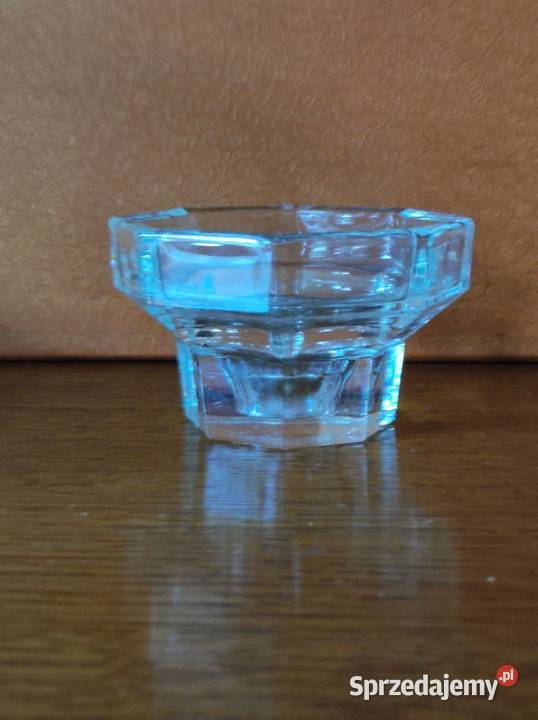 kryształowy świecznik fazowany cięty lśniący Kielce