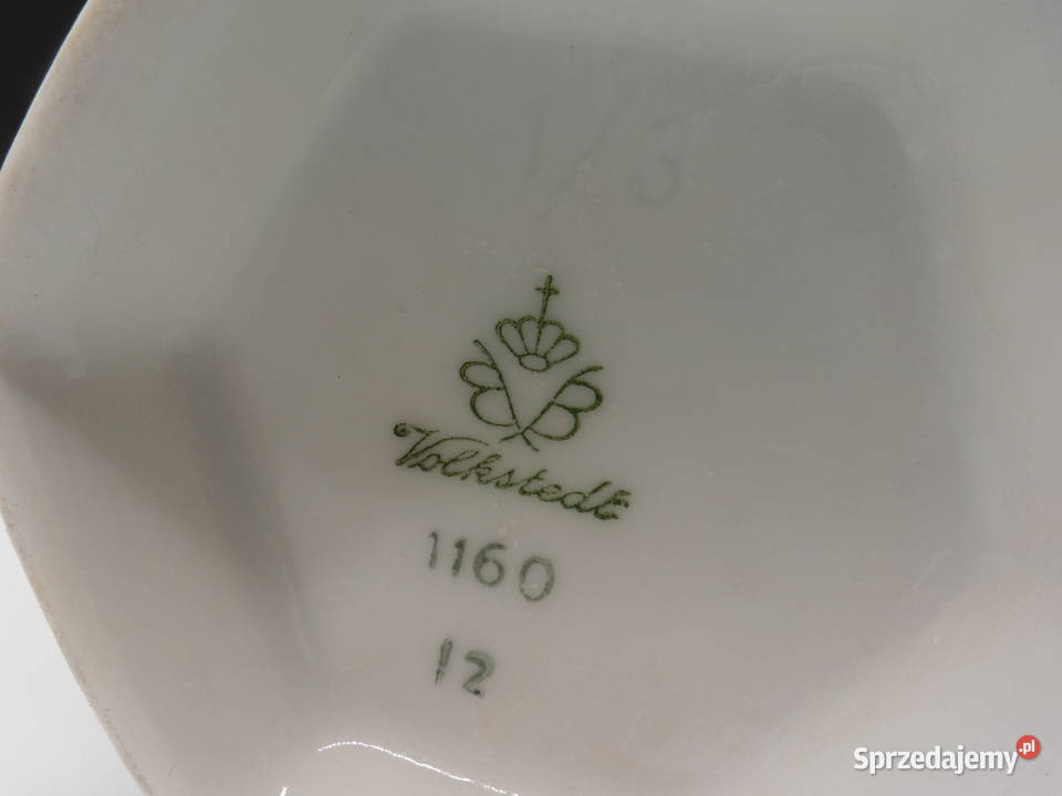 Porcelanowy mlecznik dzbanek na mleko Volkstedt Raszków