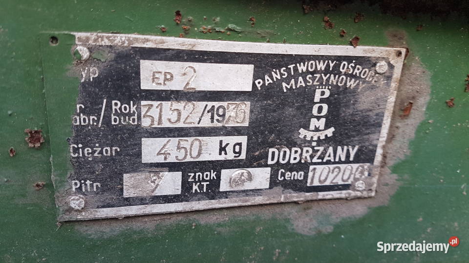 Dmuchawa do zboża POM Dobrzany EP2 1976 Żarów sprzedam