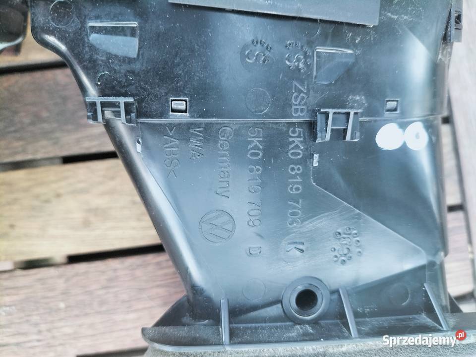 Oryginalne kratki nawiewu Volkswagen Golf 6 Chocianów