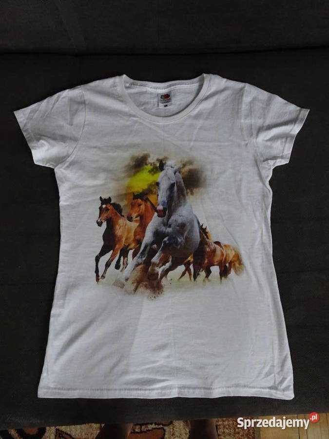 tshirt koszulka damska z końmi rozmiar S sprzedam
