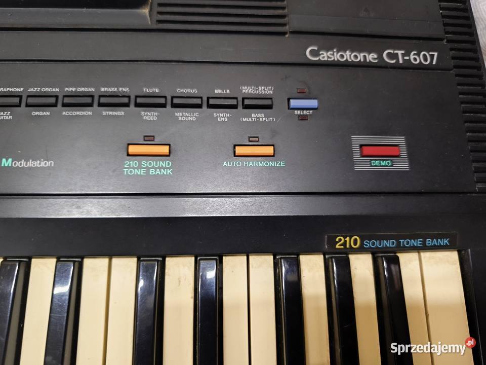 Sprzedam organy Casio Casiotone CT607 pomorskie Gdańsk sprzedam