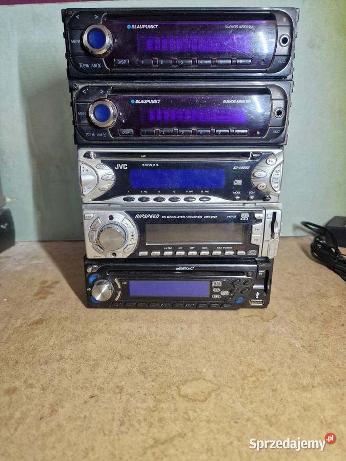Radia samochodowe pakiet Blaupunkt JVC RIPSPEED mazowieckie Dzierzby Szlacheckie