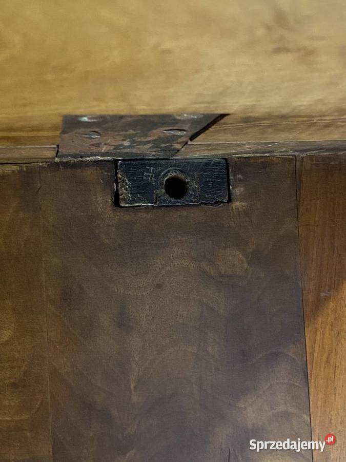 Stół z szufladami w stylu Biedermeier klapiak Gryfice