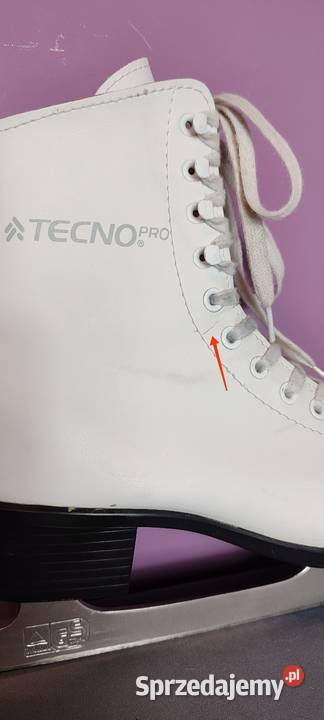 Łyżwy figurowe Tecno Pro rozmiar 37 wkładka 244 Jasień