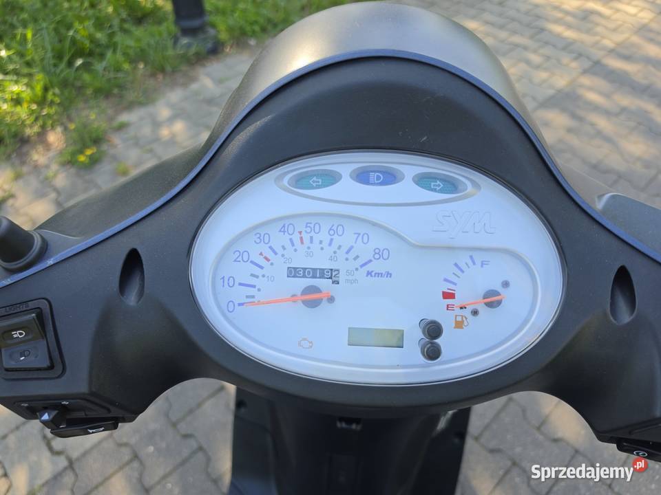 SYM Fiddle II 50 ccm 4t na dowód bdn stan Rok produkcji 2021