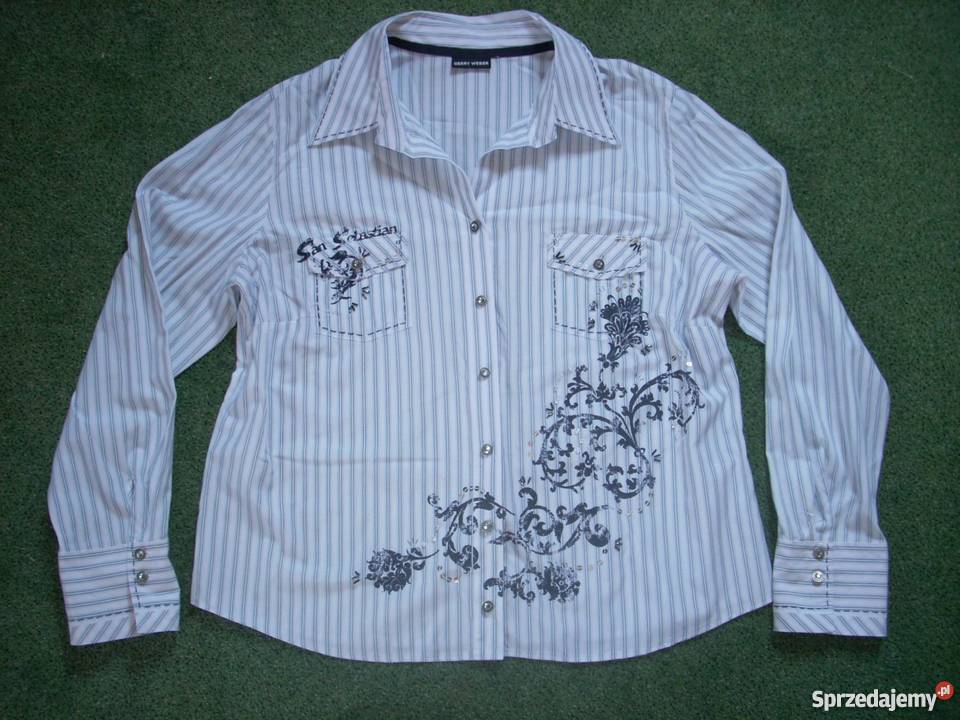 GERRY WEBER koszula KWIATY koraliki 42 44 XL XXL Nowy Sącz sprzedam