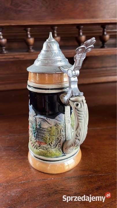 Kufel Western Germany Para tańcząca na łące O Antyki, Sztuka, Kolekcje sprzedam