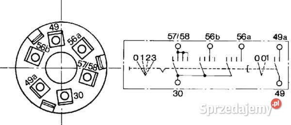 Włącznik świateł 23108000 Oświetlenie Kamionna