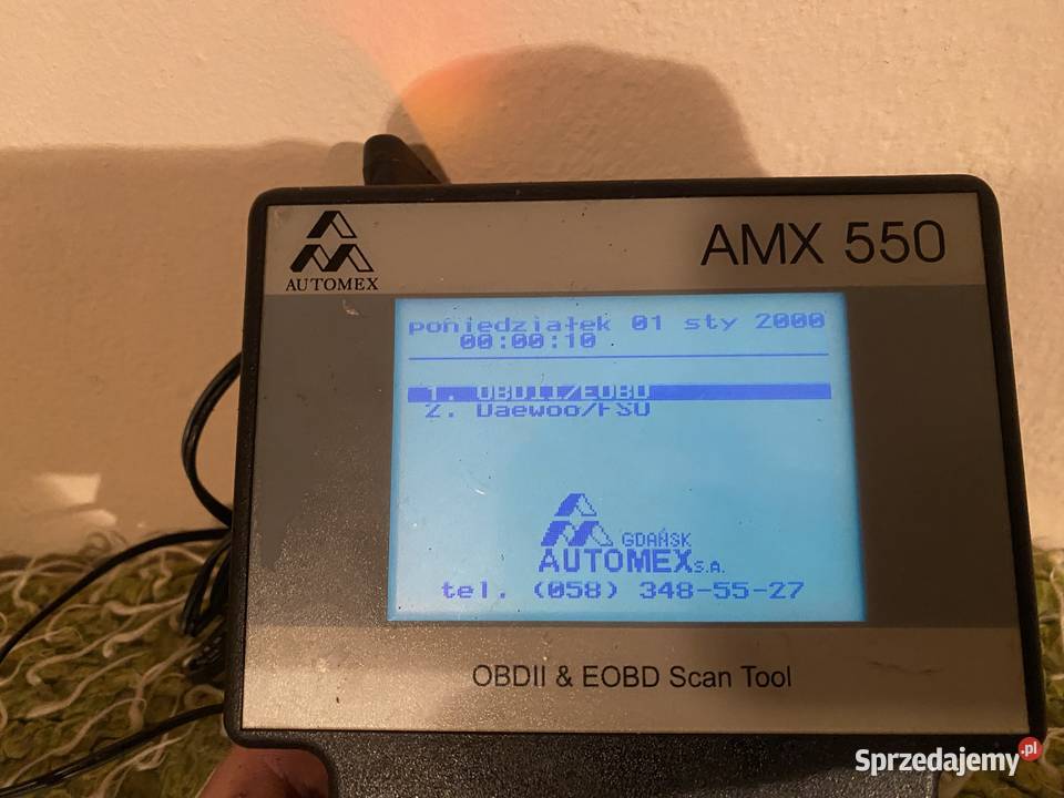 Tester układów wtryskzapłonowych AMX 550 Krzeszów