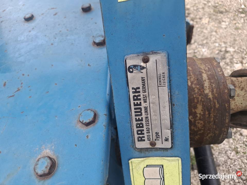 Brona wirowa Rabewerk 3m wał packerahydropak Rabe Agregaty