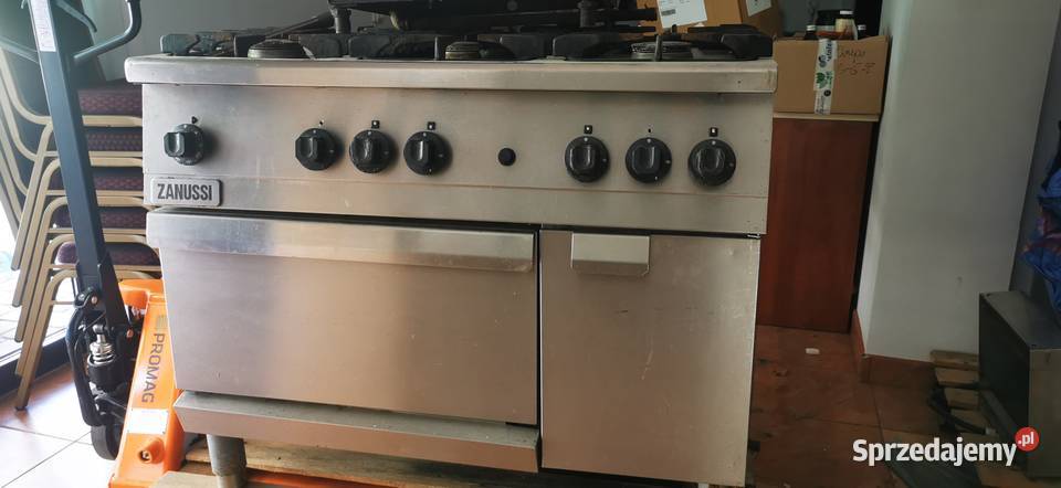 Kuchnia Zanussi 6 palnikowa z piekarnikiem 120 x Gastronomia Stobierna