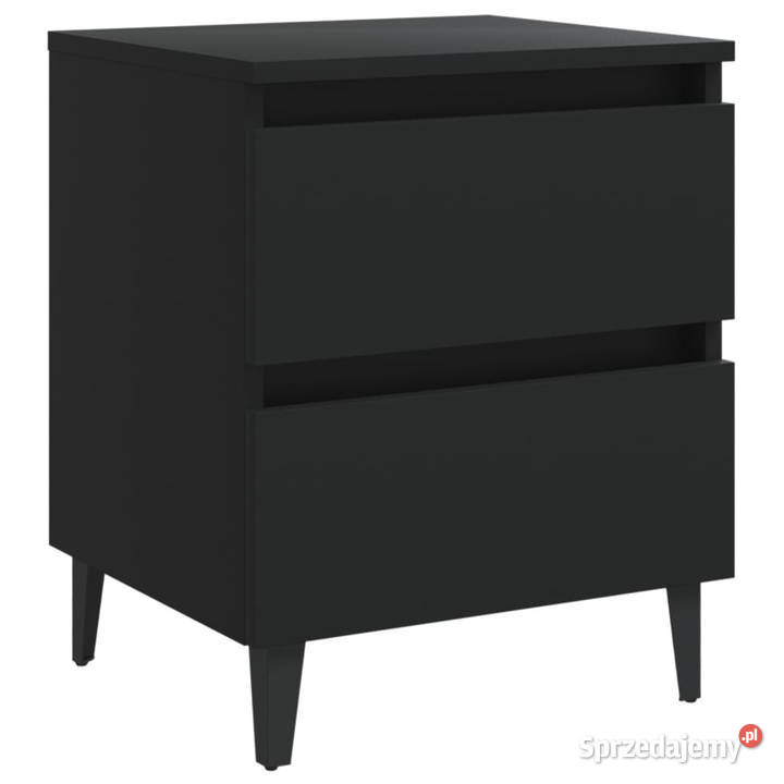 Szafki nocne 2 czarne 40x35x50 WM805872 mazowieckie Warszawa
