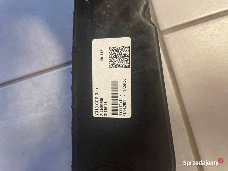 Volvo S60 V60 II pas przód wzmocnienie nowe OEM lubelskie Motycz