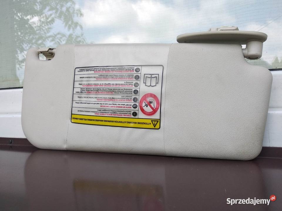 Fiat Grande Punto osłona daszek przeciwsłoneczny Motoryzacja łódzkie Sieradz sprzedam