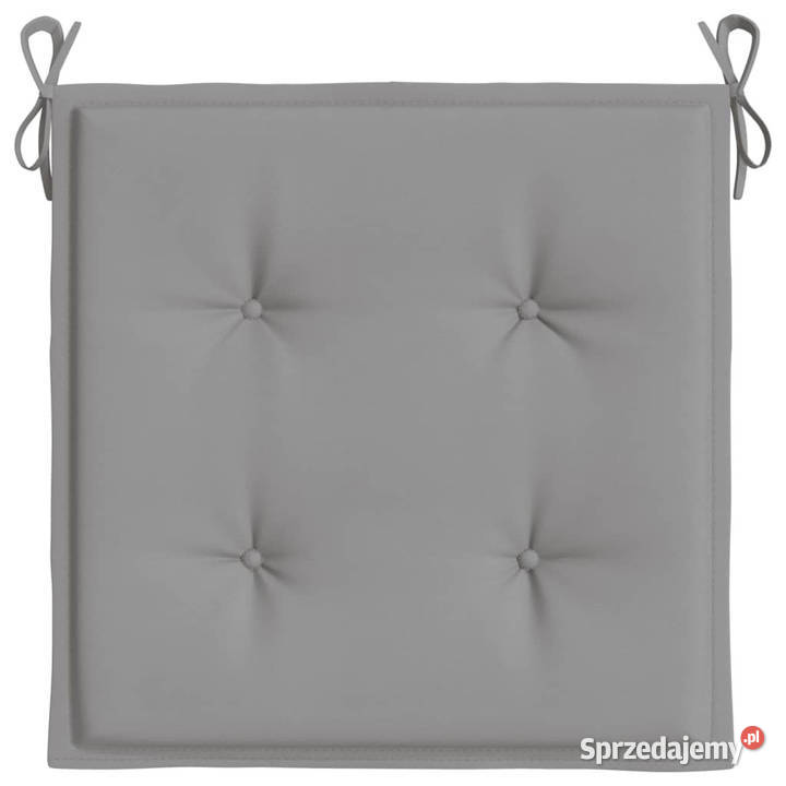 Poduszki na krzesła ogrodowe 6 szare 40x40x3 Warszawa