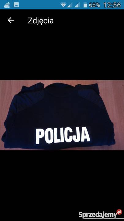 Swetr służbowy mundurowy granatowy POLICJA Antyki, Sztuka, Kolekcje Jaworzno sprzedam