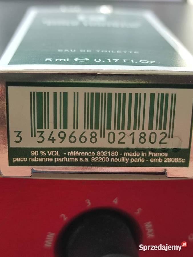 Perfumy Paco Rabanne 5ml męska woda toaletowa Piaseczno
