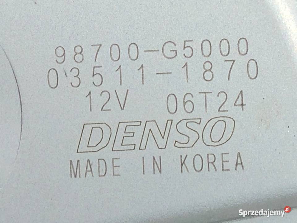 SILNIK WYCIERACZEK TYŁ KIA NIRO 98700G5000