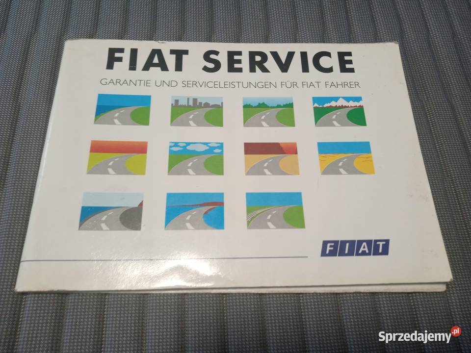 FIAT PUNTO 1 1996 Książka Gwarancyjna Serwisowa sprzedam