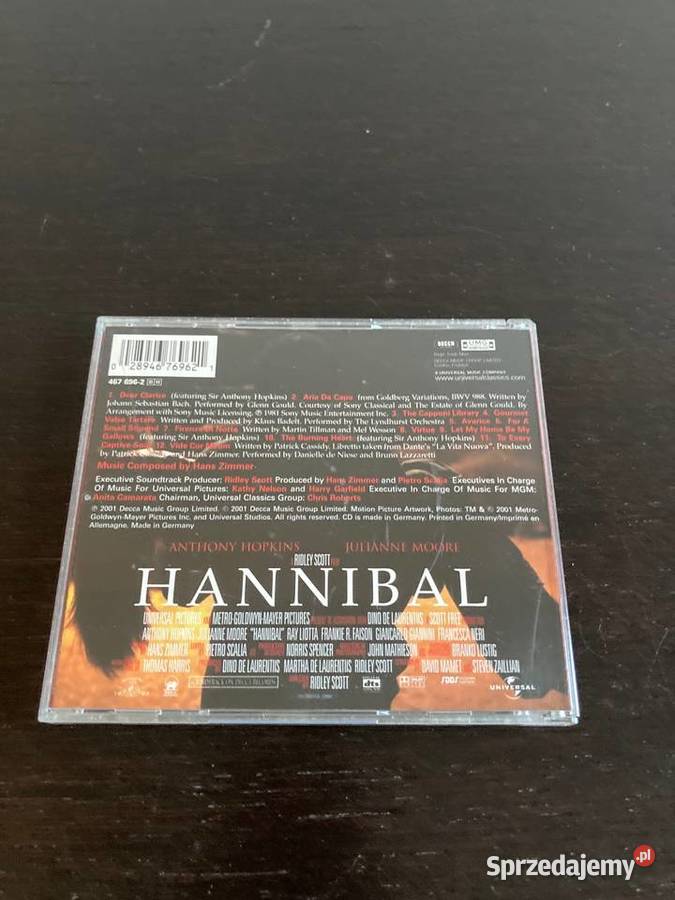 CD Hannibal Original Motion Picture Soundtrack Elbląg