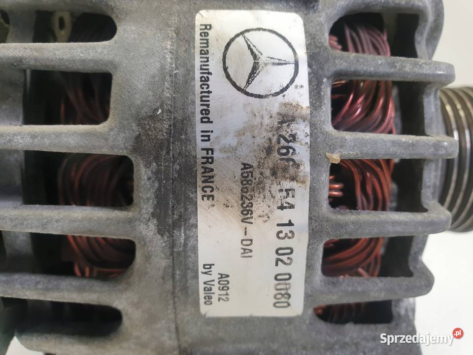 ALTERNATOR Mercedes w245 20 8V A2661541302 lubelskie Chełm