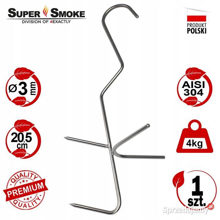 Hak Wędzarniczy Super Smoke do ryb 3mm Premium Białystok