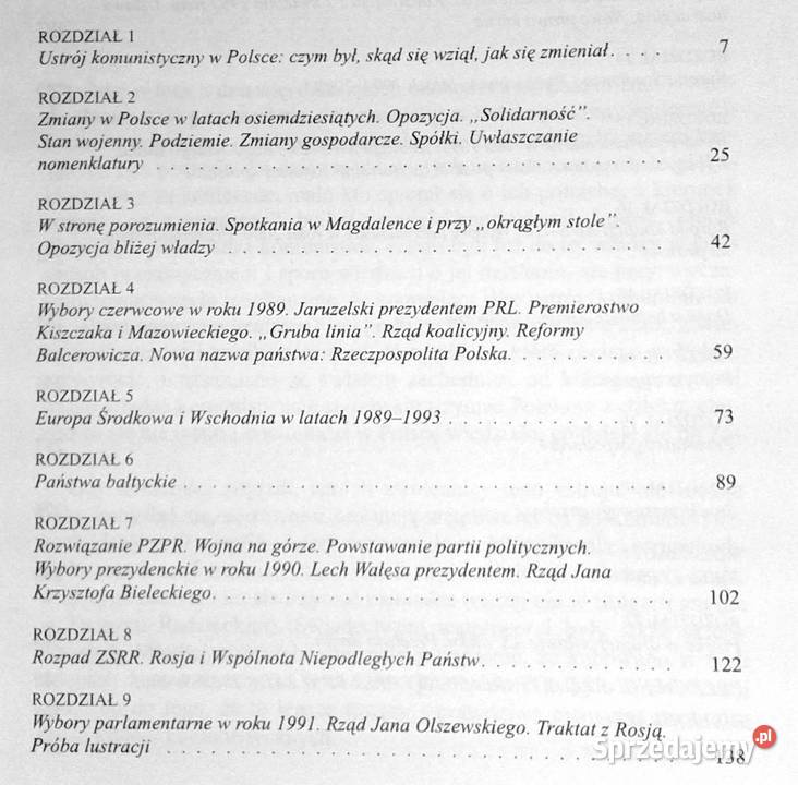 Trzecia niepodległość Najnowsza historia Polski twarda lubelskie sprzedam