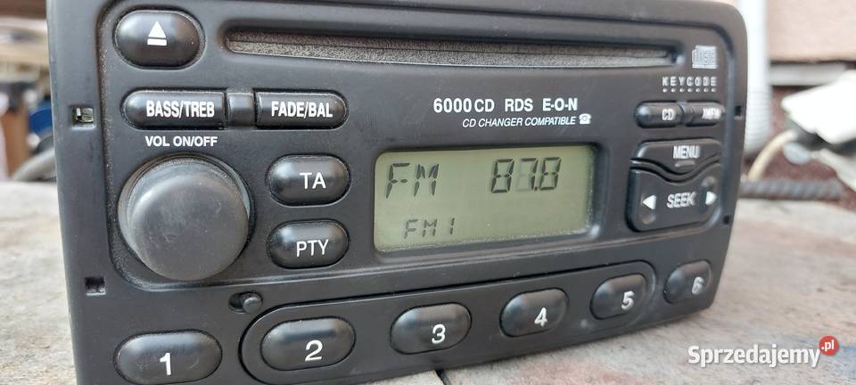 Radio 6000CD Transit FOCUS MONDEO FIESTA KOD osobowe Skwierzyna sprzedam