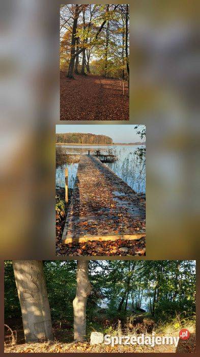Sprzedam działkę Jez Drawsko pierwsza linia Sierakowice sprzedam
