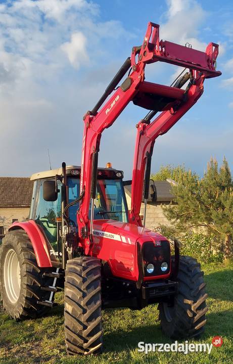 MAssey Ferguson z ładowaczem tur sweden 100 opolskie Bodzanowice
